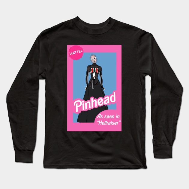 "Pinhead" Doll Long Sleeve T-Shirt by motelgemini